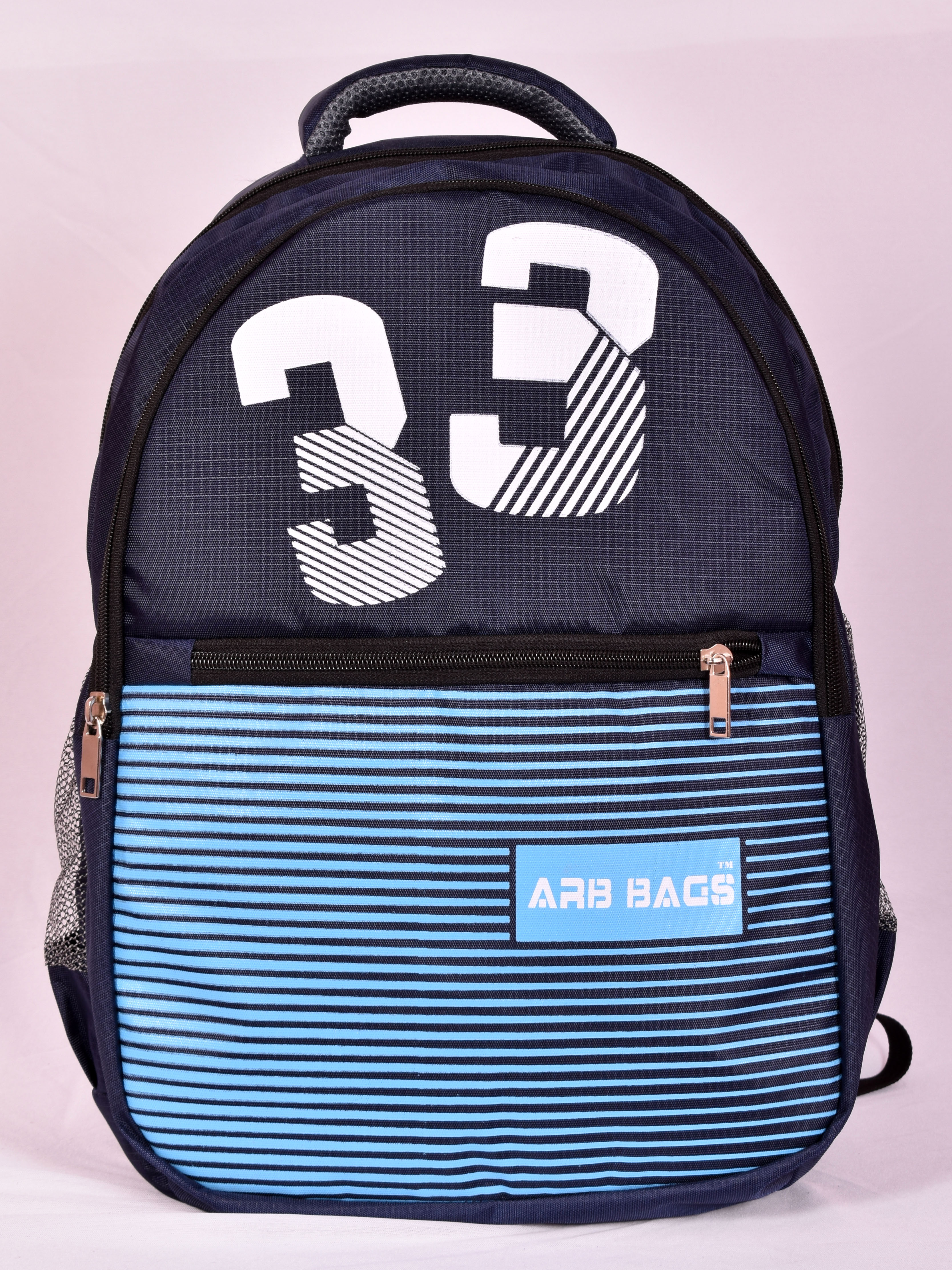 ARB BAGS™ | 33 | Laptop Backpack | Navy Blue & Sky Blue | HOME DECOR, BAGS,  FOOTWEAR - AR Bazaar