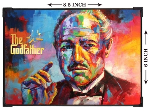 FURNATO | Painting of God Father | Artistic Painting | with Long Lasting UV Coated MDF Framing | Laminated | Home Decor