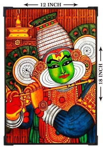 FURNATO | Painting of Kathakali | Artistic Painting | with Long Lasting UV Coated MDF Framing | Laminated | Home Decor – MDF66