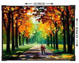 FURNATO | Painting of Couple Nature | Artistic Painting | with Long Lasting UV Coated MDF Framing | Laminated | Home Decor – MDF85