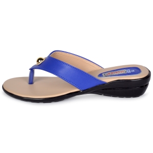 PIPILIKA® Trendy Fashionable Beautiful Woman Sandal (FLATS 605) (BLUE)