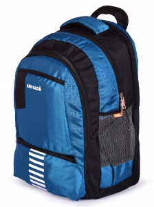  ARB BAGS™ | Zebra | Laptop Backpack | BLACK & SKY BLUE