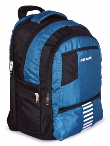  ARB BAGS™ | Zebra | Laptop Backpack | BLACK & SKY BLUE