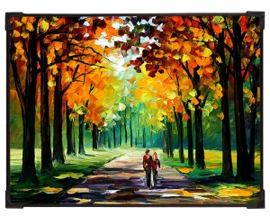 FURNATO | Painting of Couple Nature | Artistic Painting | with Long Lasting UV Coated MDF Framing | Laminated | Home Decor – MDF85