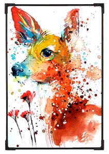 FURNATO | Painting of Deer | Artistic Painting | with Long Lasting UV Coated MDF Framing | Laminated | Home Decor – MDF83