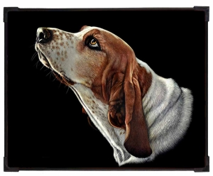 FURNATO | Painting of Dog | Artistic Painting | with Long Lasting UV Coated MDF Framing | Laminated | Home Decor – MDF72