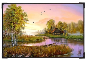 FURNATO | Painting of Nature | Artistic Painting | with Long Lasting UV Coated MDF Framing | Laminated | Home Decor – MDF73