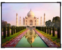 FURNATO | Painting of Taj Mahal | Artistic Painting | with Long Lasting UV Coated MDF Framing | Laminated | Home Decor – MDF124
