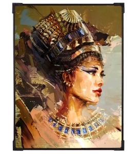 FURNATO | Painting of Woman | Artistic Painting | with Long Lasting UV Coated MDF Framing | Laminated | Home Decor – MDF112