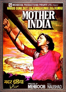 PIPILIKA® Home Decor | UV Laminated | Film Poster | Mother India | With 1 Inch Framing | SIZE: 13.5 inch X 18.5 inch | Wall Decor Painting | Famous Picture | Art:-1981108