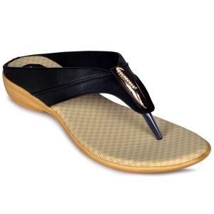 PIPILIKA® Trendy Fashionable Beautiful Woman Flat Sandal | Art: 37.154 | Color: Black | Size: UK/India 5