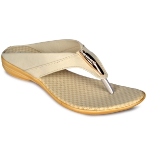 PIPILIKA® Trendy Fashionable Beautiful Woman Flat Sandal | Art: 37.154 | Color: Cream | Size: UK/India 4