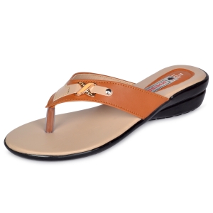 PIPILIKA® Trendy Fashionable Women Sandal (FLATS 601)(BROWN)